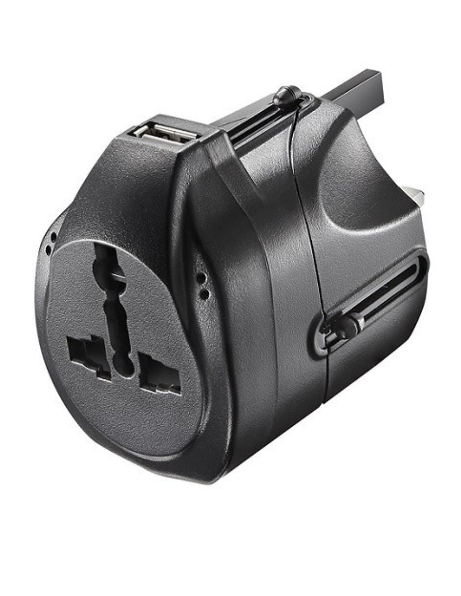 Adaptador de Viaje INSIGNIA Con USB