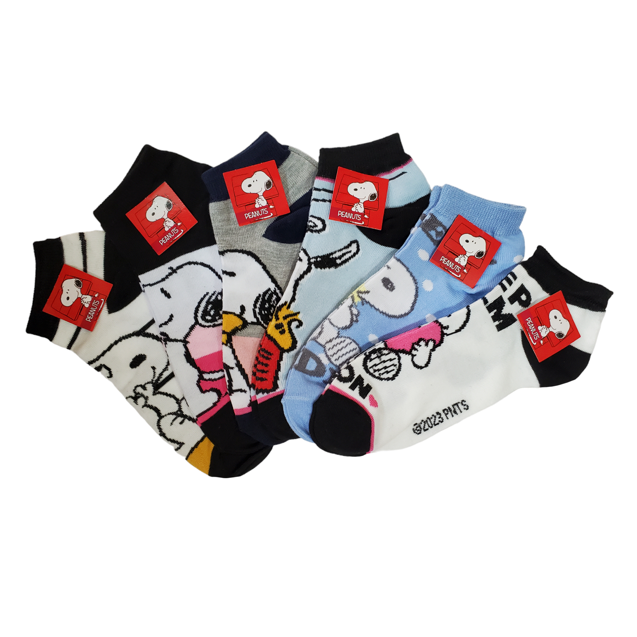 Tines Cortos Snoopy Unisex 6 Pares.