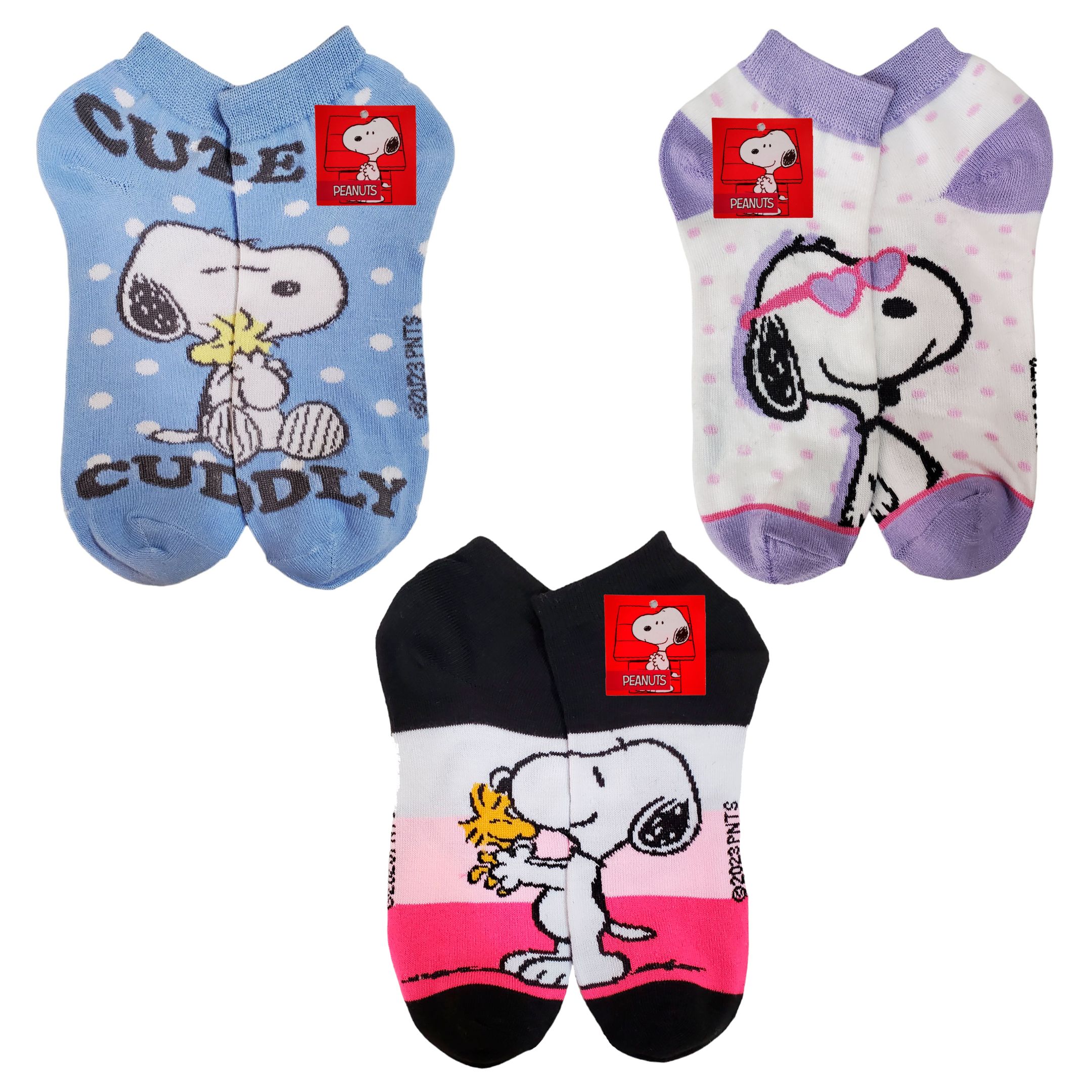 Tines Cortos Snoopy Unisex 6 Pares.