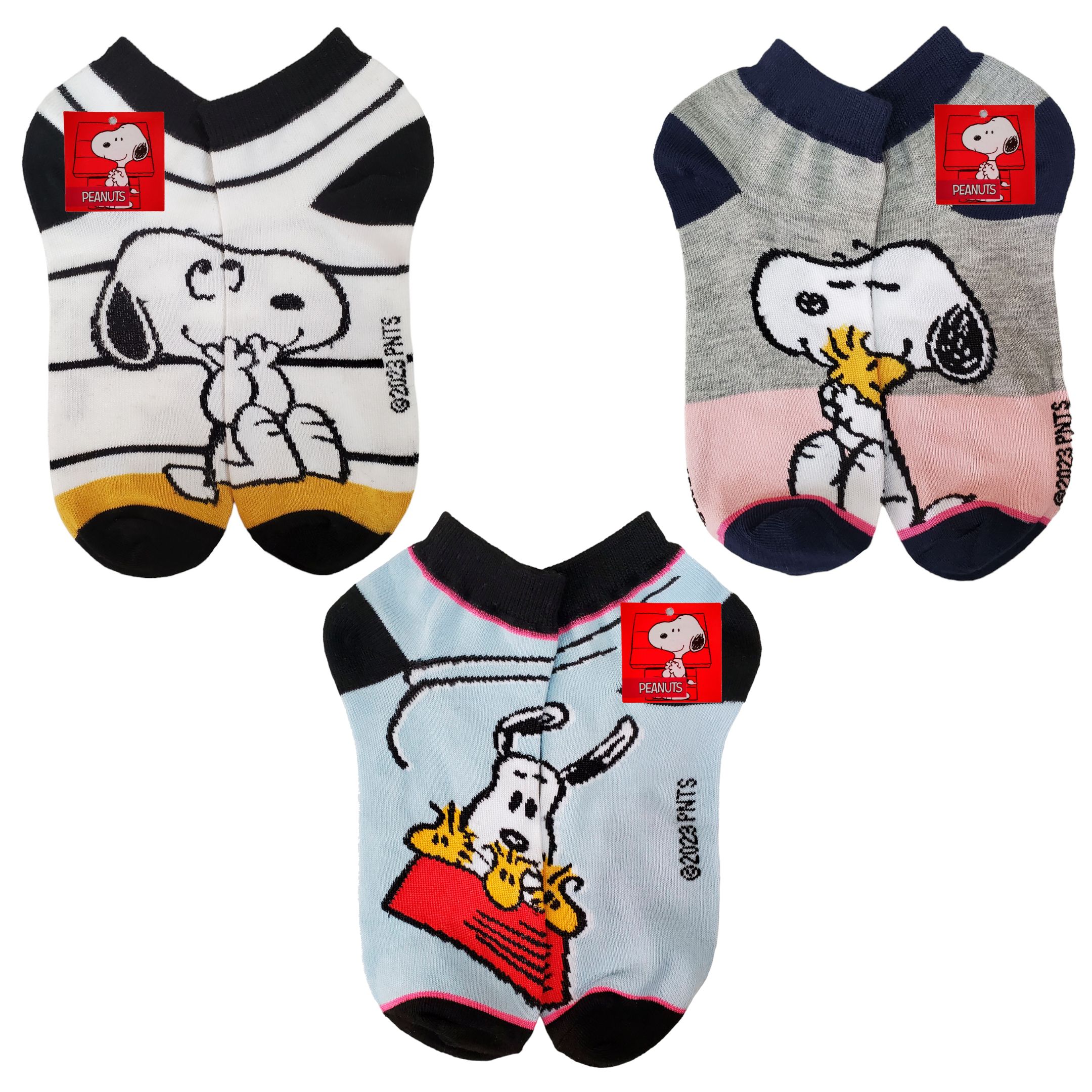 Tines Cortos Snoopy Unisex 6 Pares.