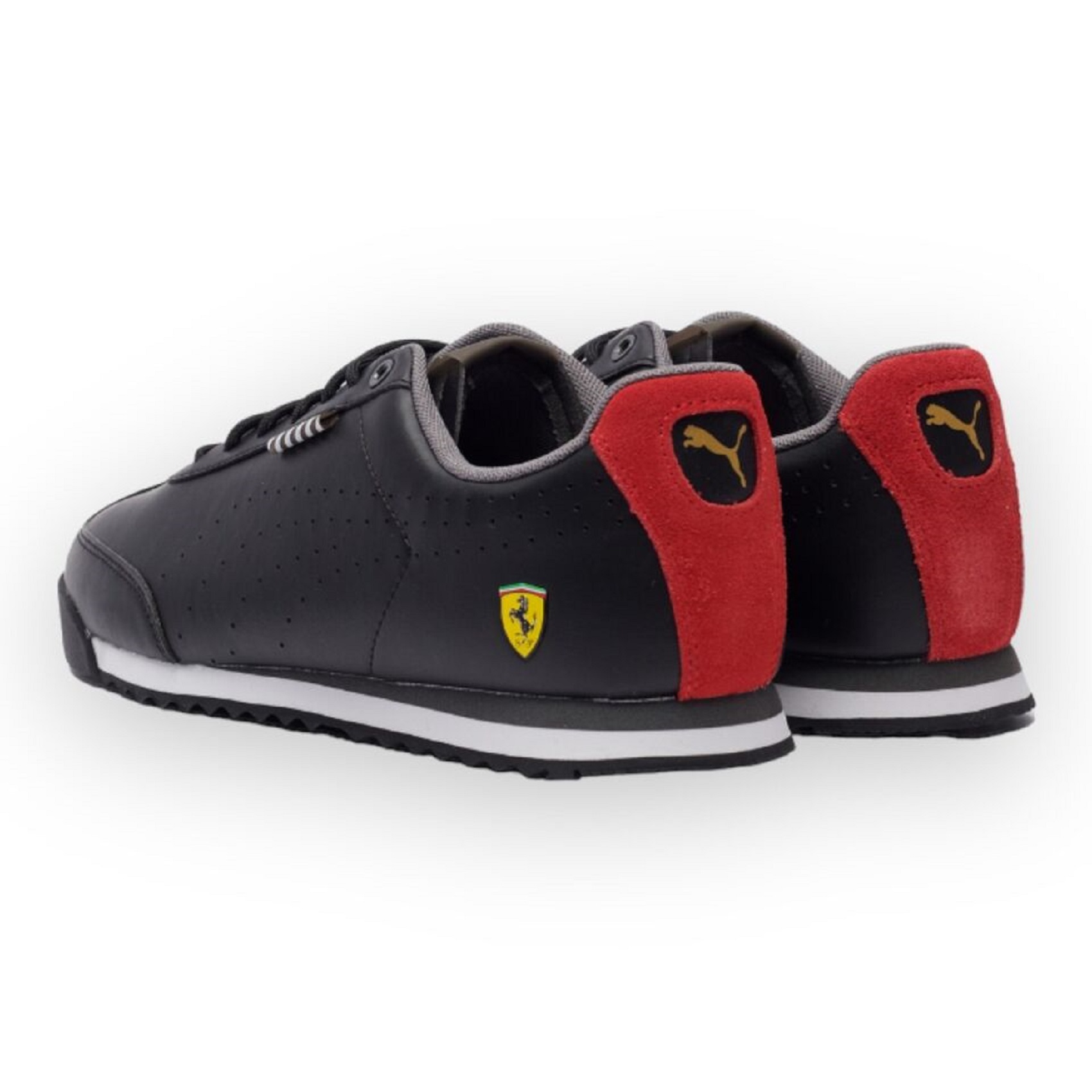 Tenis Puma Ferrari Roma Via Perf negro hombre .