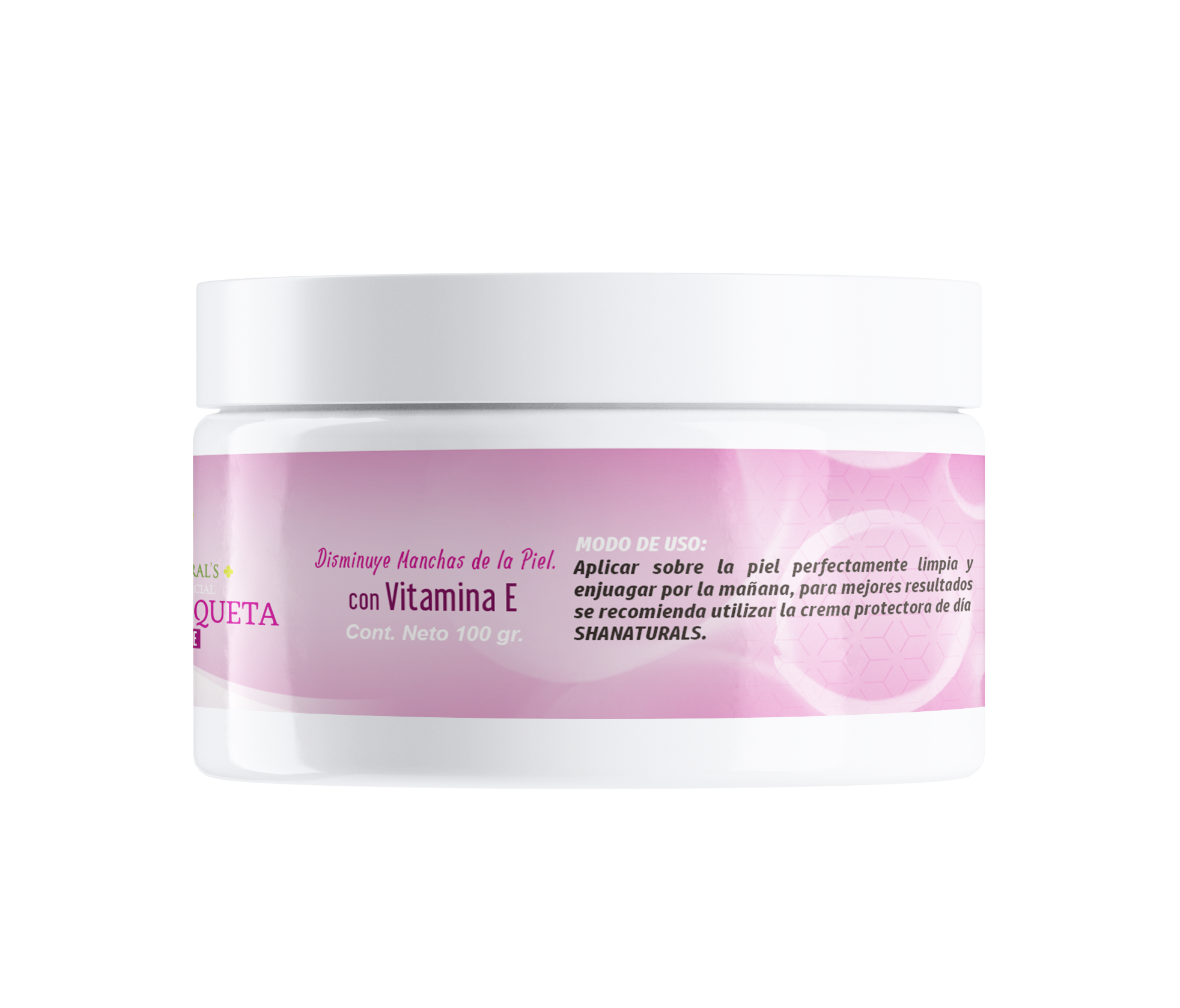 Crema Aclarante De Noche Rosa Mosqueta Shanatural's