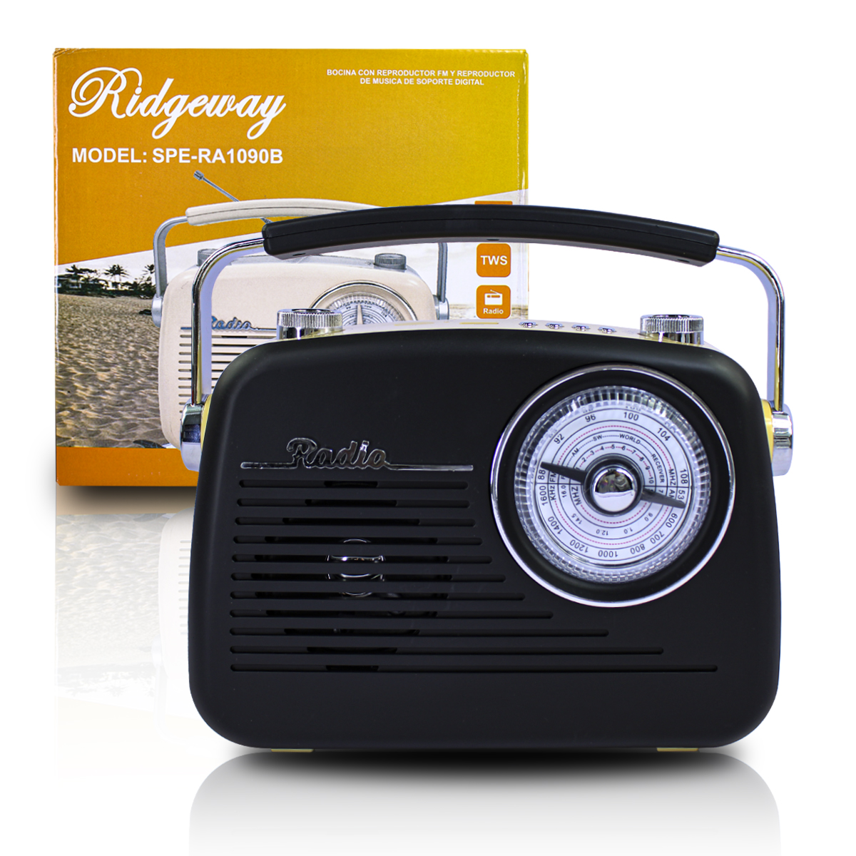 Bocina Vintage Bluetooth