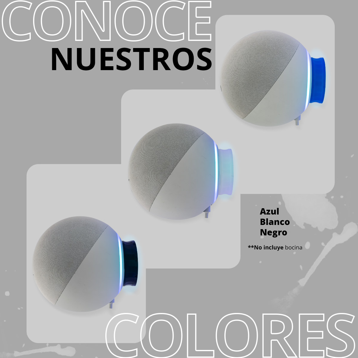 Soporte De Pared Para Alexa Echo (bocina Grade)