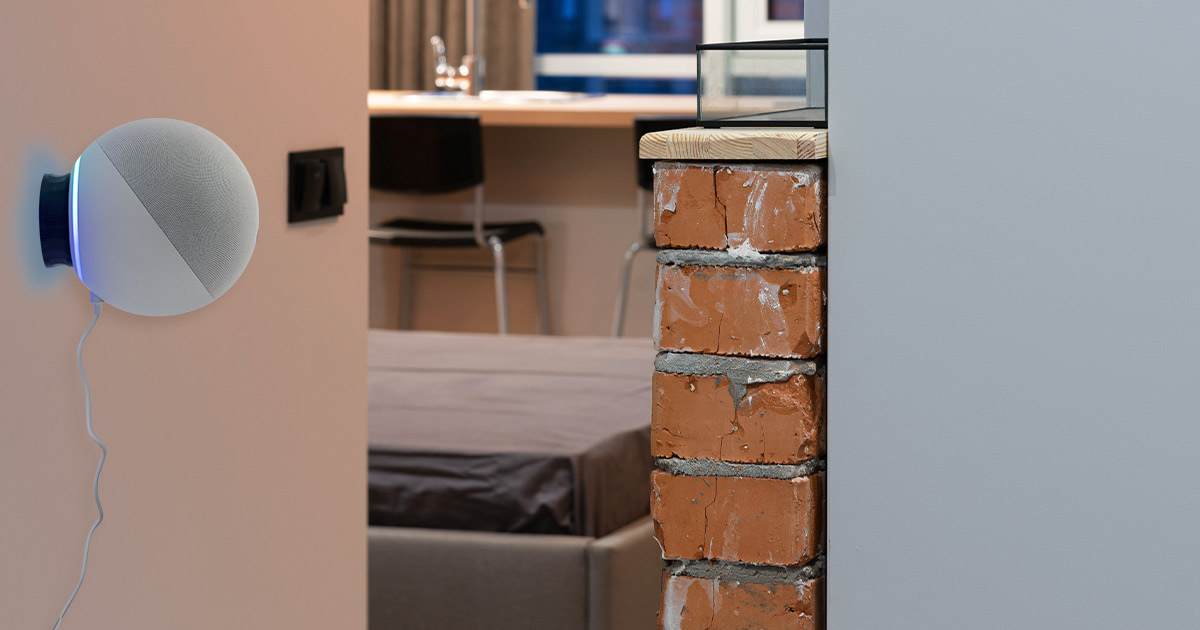 Soporte De Pared Para Alexa Echo (bocina Grade)