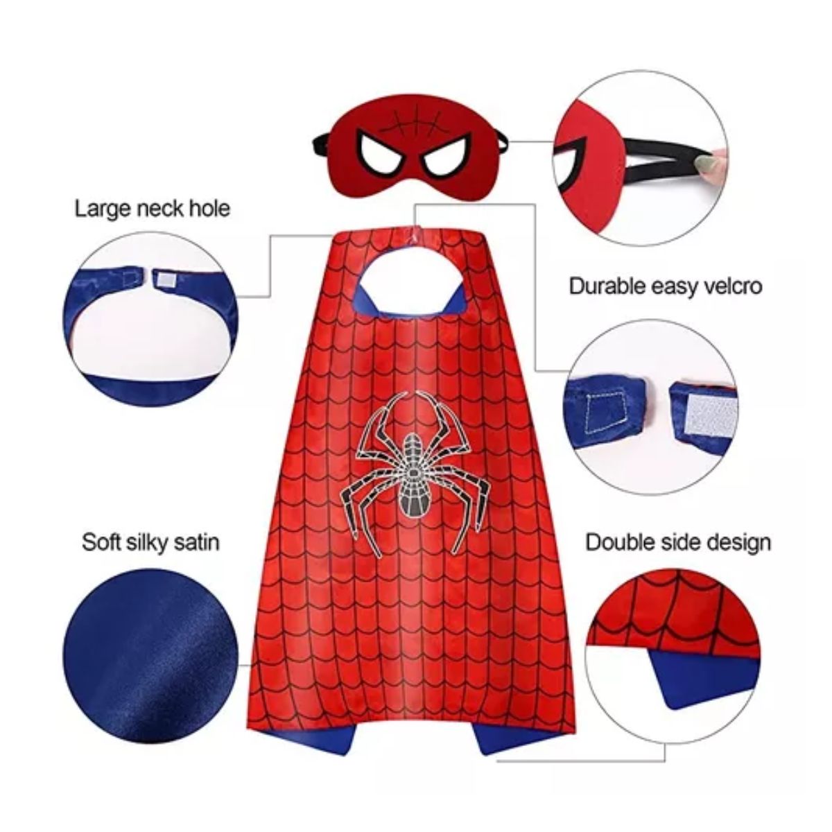 2 Guantes Spiderman Para Niños Con Lanzador Juguetes Y Chaleco