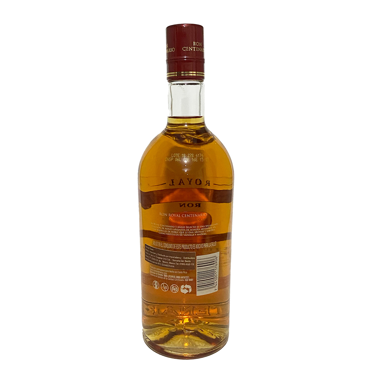 Ron Centenario Royal 5 Años Añejo Selecto 750 Ml