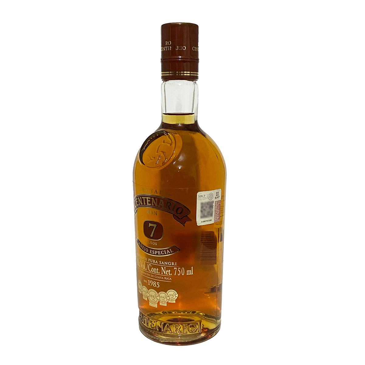 Ron Centenario Royal 7 Años Añejo Selecto 750 Ml