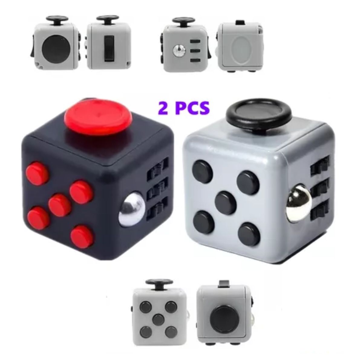 Juguete Anti Estrés Para La Ansiedad negro/gris