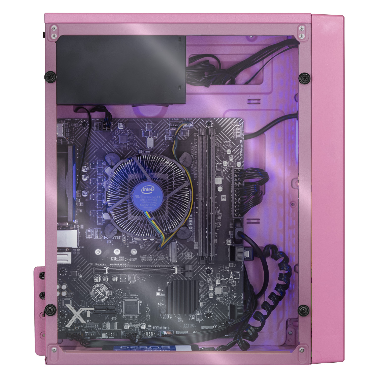 Xtreme PC Gaming Computadora Intel Core I5 10400 8GB SSD 240GB WIFI Pink