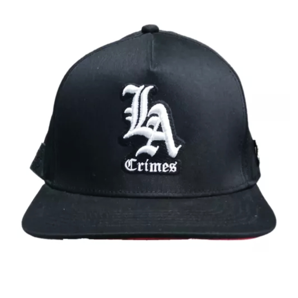Gorra Cash Only Snapback LA Crimes Negro Unisex LA-08