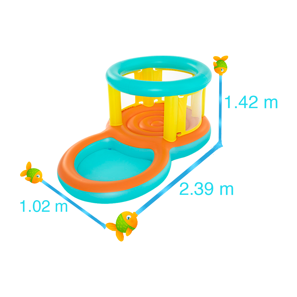 Alberca Con Trampolín Inflable Infantil Bestway Piscina