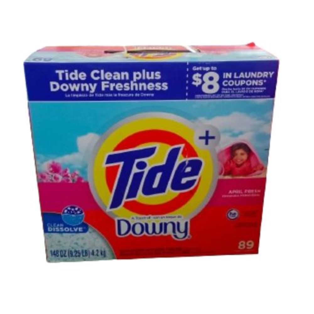 Detergente Para Ropa En Polvo Tide Con Toque De Downy 4.2 Kg PACK 2