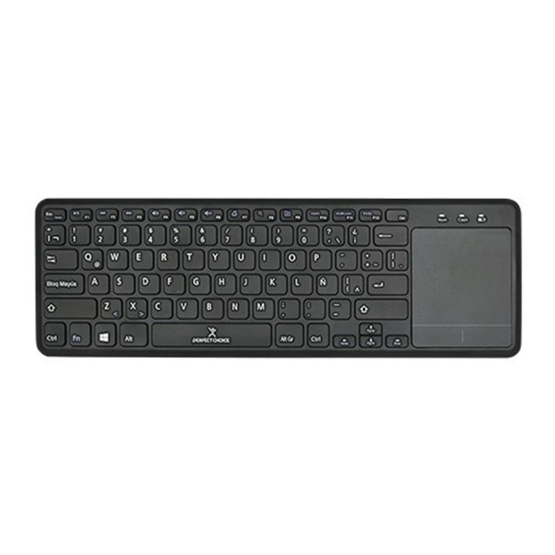 Teclado Perfect Choice PC-201021, RF Inalámbrico, USB, Negro Español