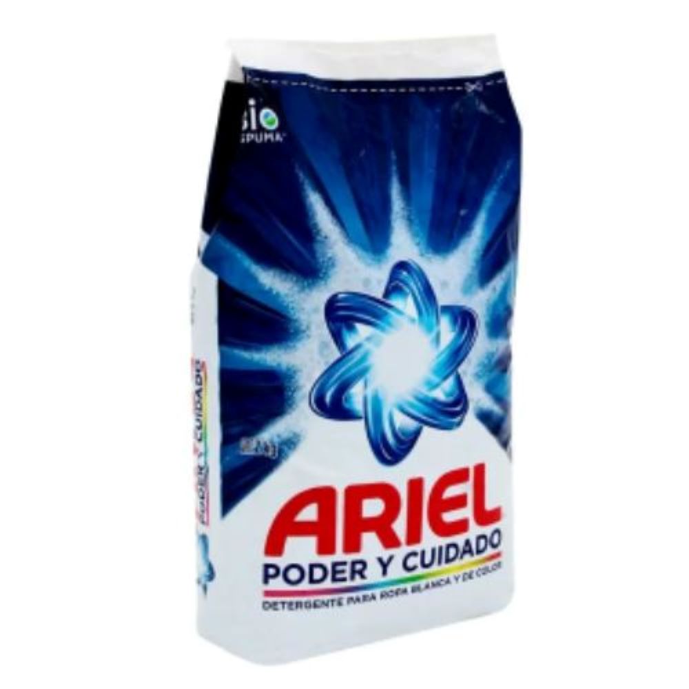 ARIEL DETERGENTE PODER Y CUIDADO PACK DE 2 PZ