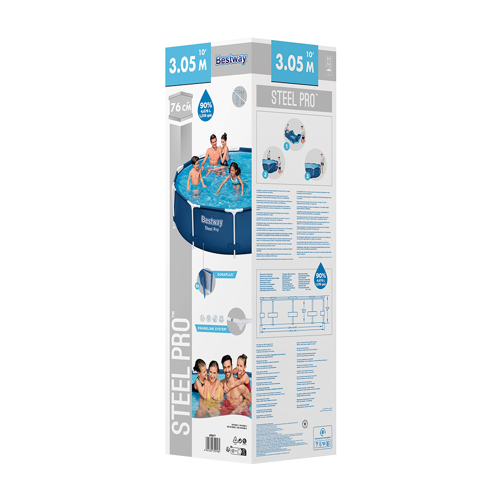 Alberca Estructural Circular 305 Cm Azul 4678 Lts Bestway