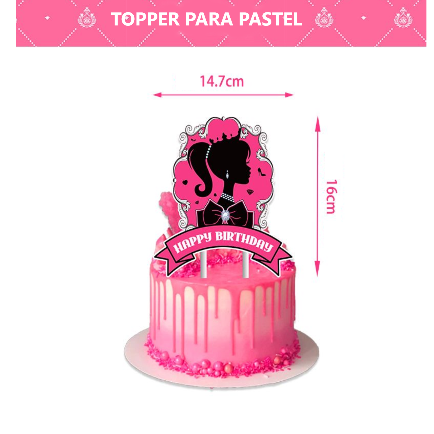 Globos Cumpleaños Decoración Alusivo De Barbie Kit Fiesta