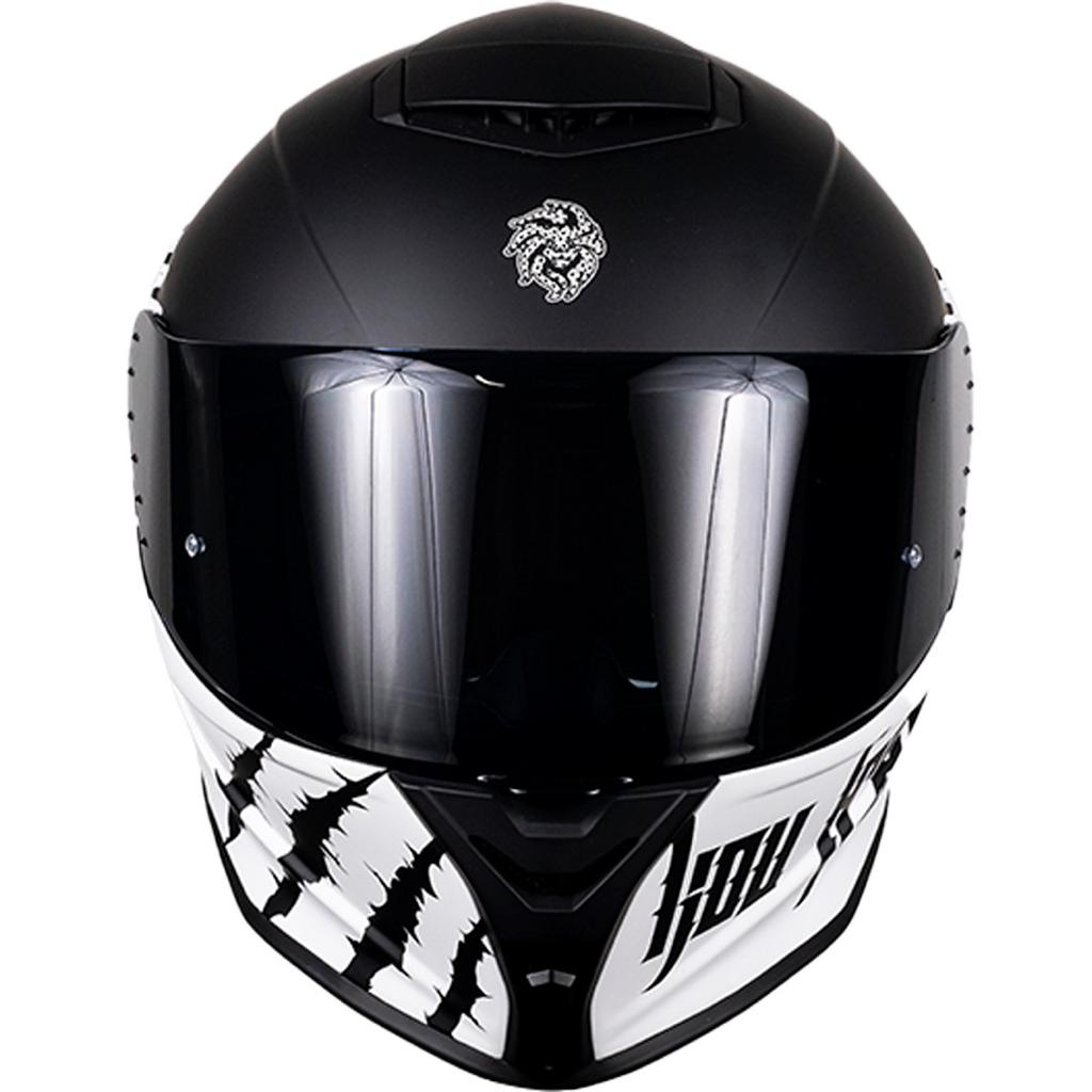 CASCO KOV BUSTER LIBERTY NEGRO/BLANCO DEPORTIVO AERODINAMICO CERTIFICADO DOT 