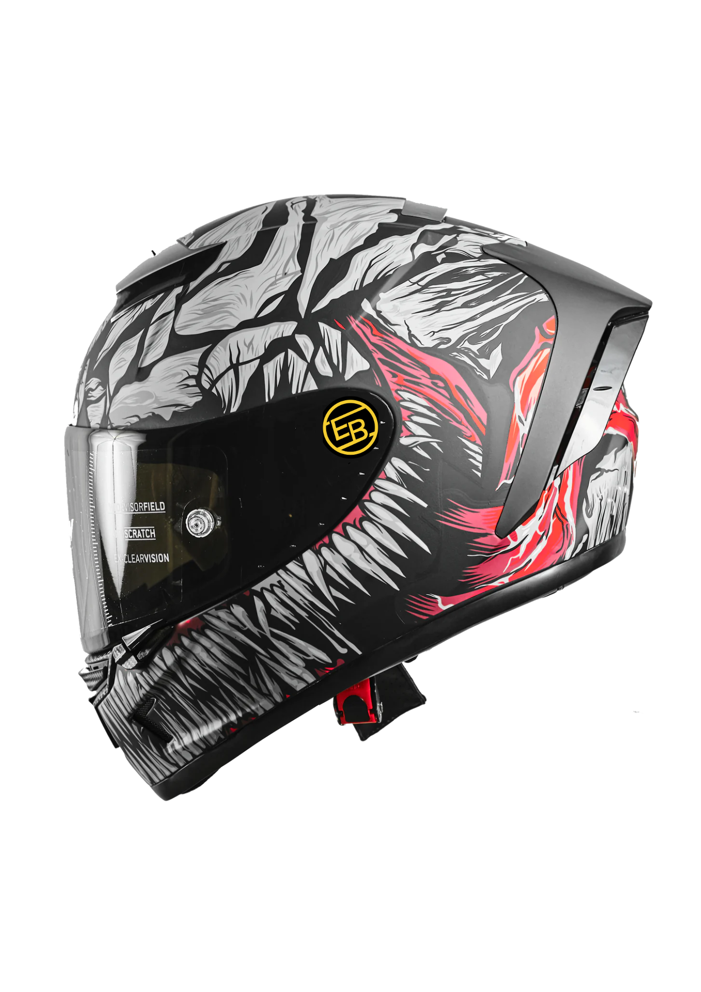 CASCO CERRADO KOV AIRCUT CARNIVOR NEGRO MOTO