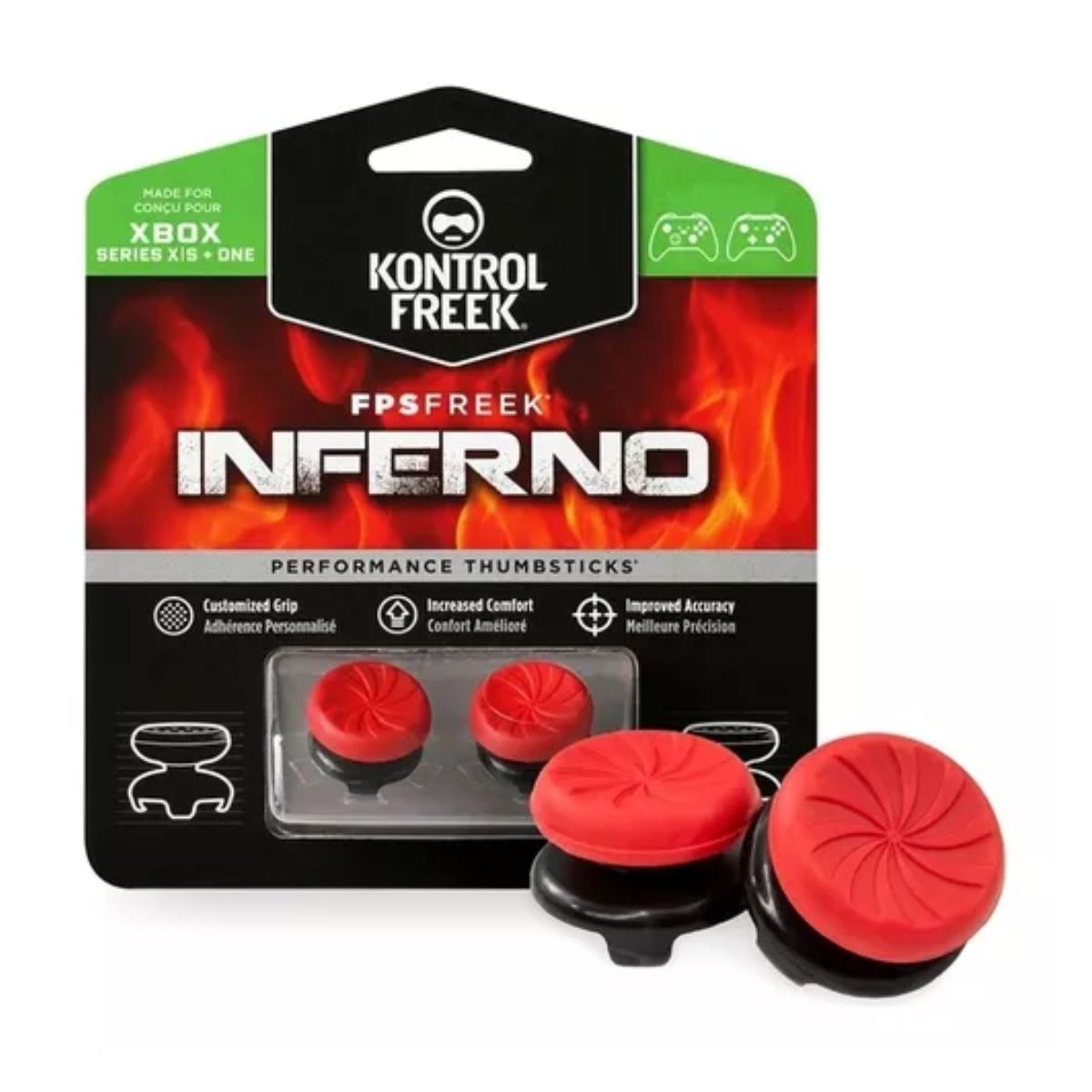 Kontrolfreek Fps Freek Inferno Para Xbox One Y Xbox Series X Color Rojo