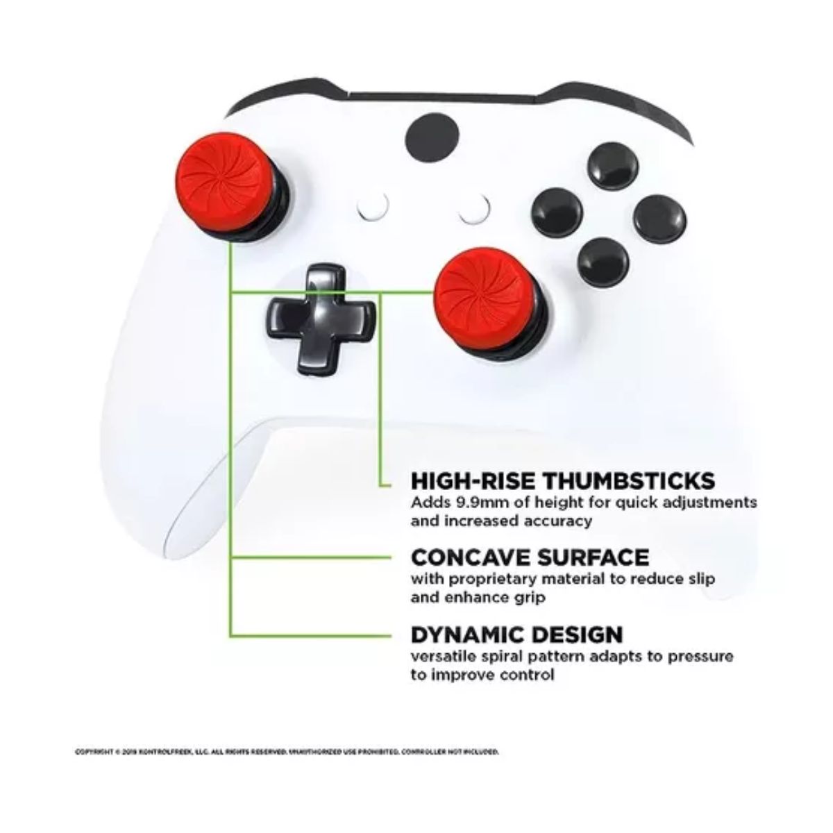 Kontrolfreek Fps Freek Inferno Para Xbox One Y Xbox Series X Color Rojo