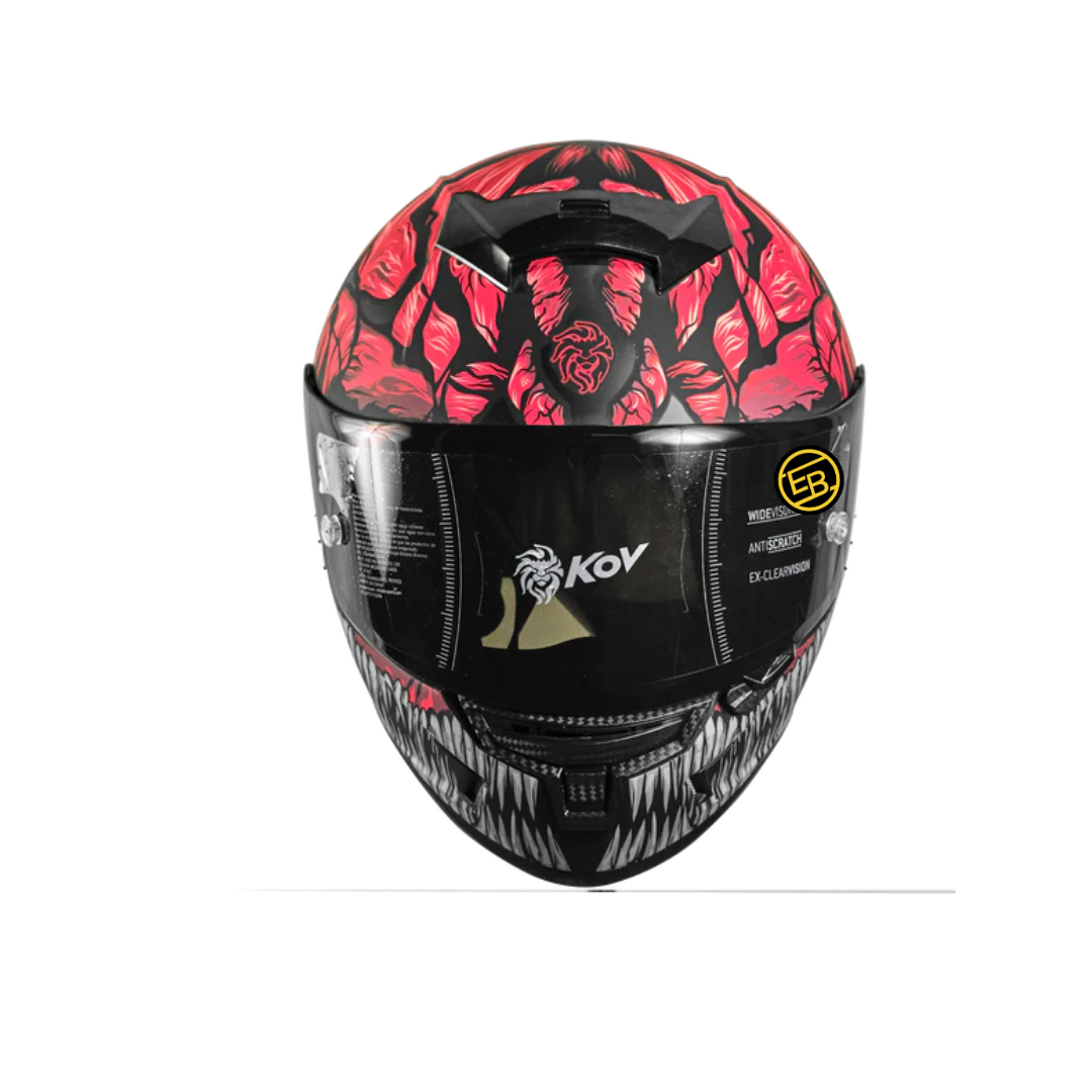 CASCO CERRADO KOV AIRCUT CARNIVOR ROJO MOTO