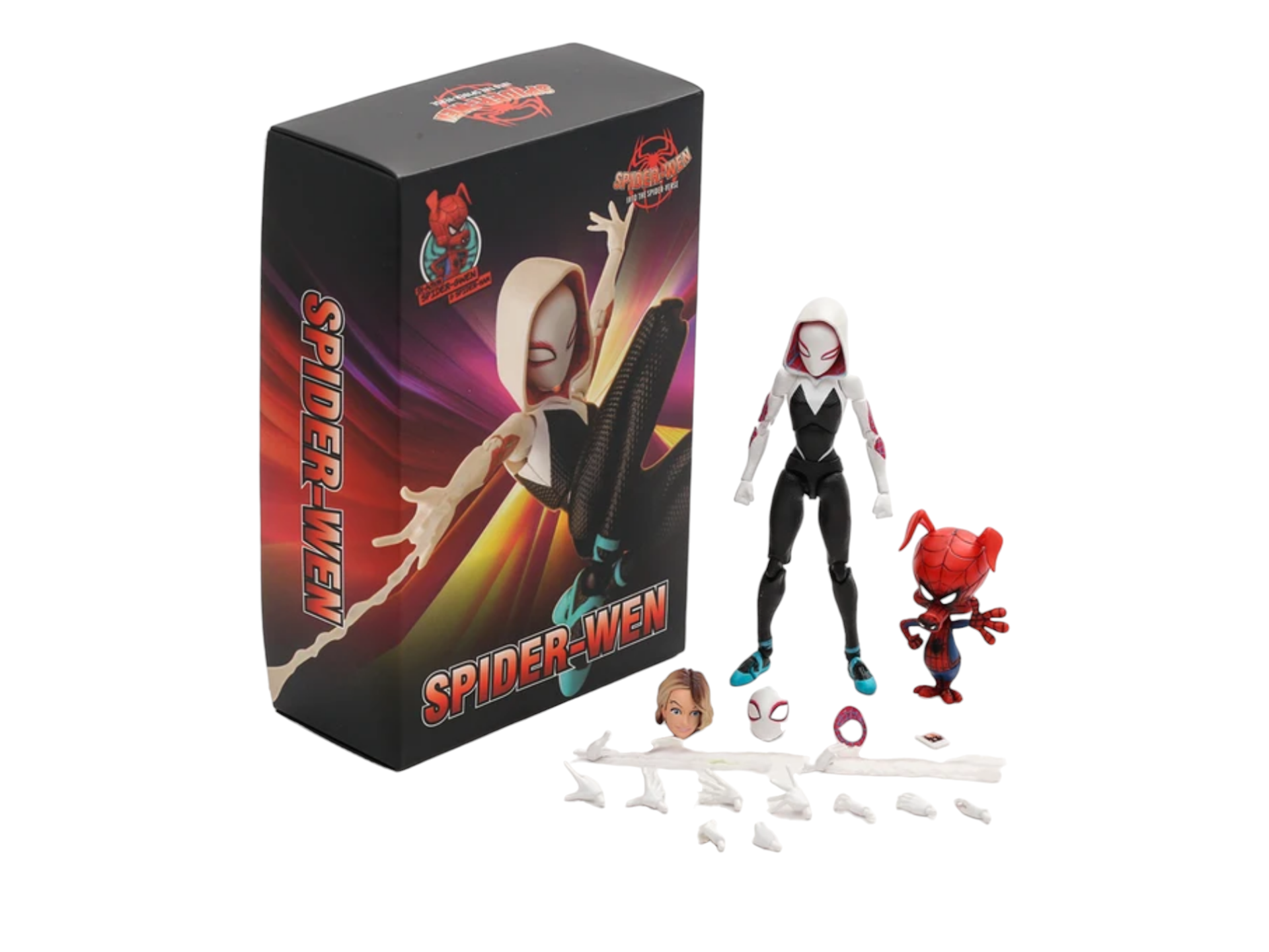 Spider Gwen Across Spiderman Man Multiveso Figura Sv Action