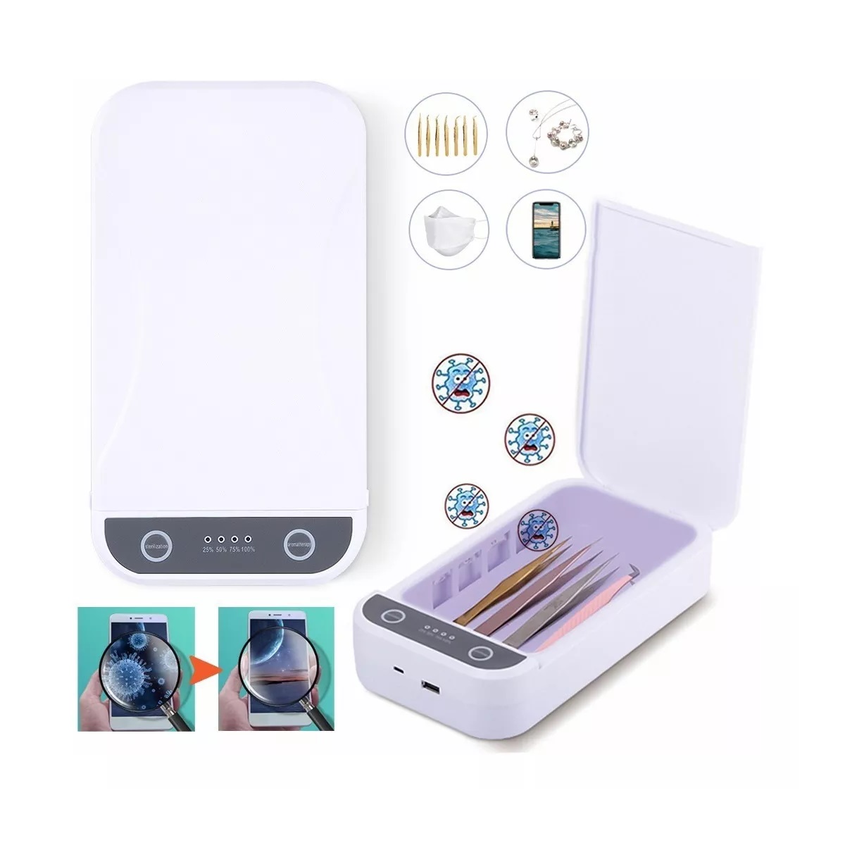 Esterilizador De Caja Uv Led Herramientas Desinfeccion