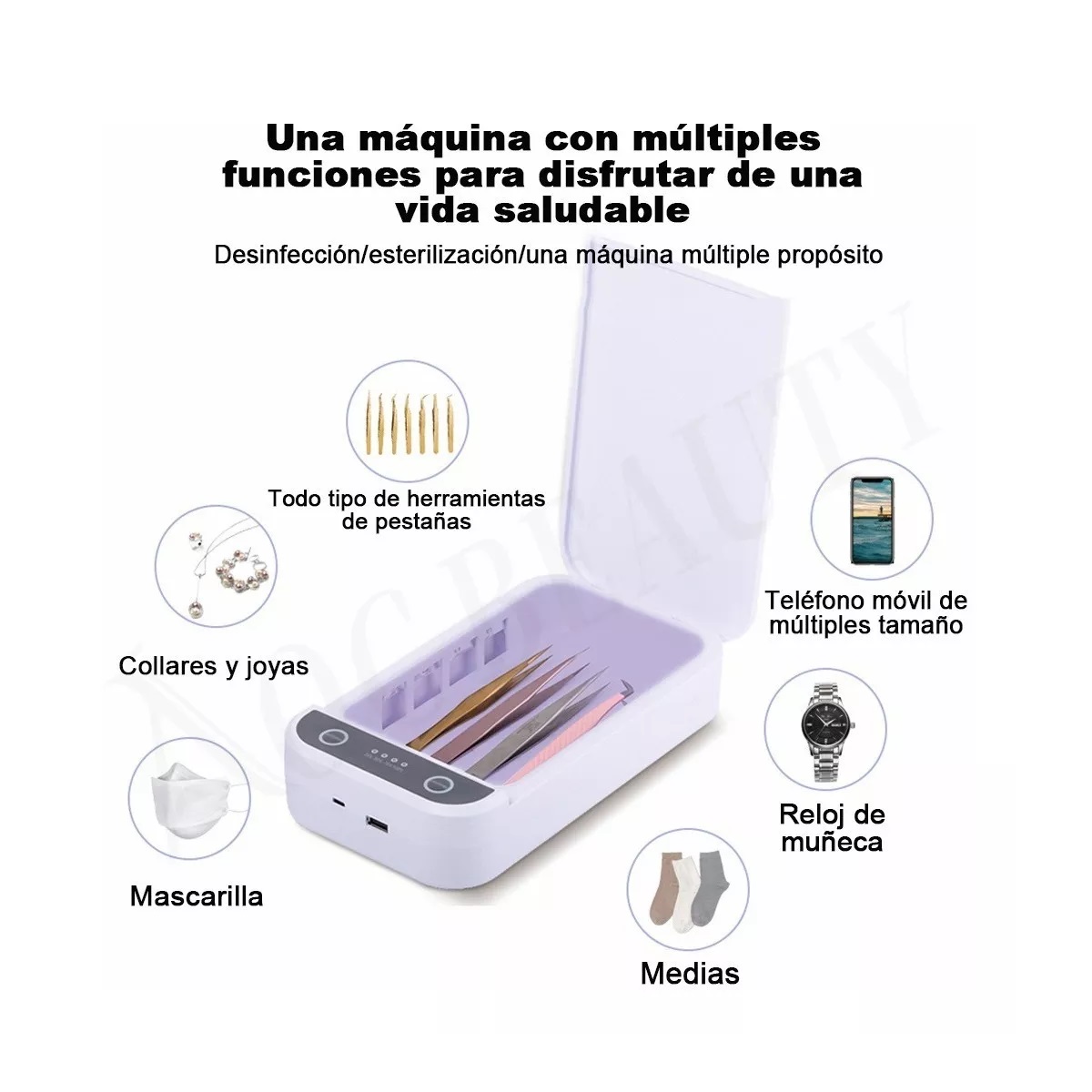 Esterilizador De Caja Uv Led Herramientas Desinfeccion