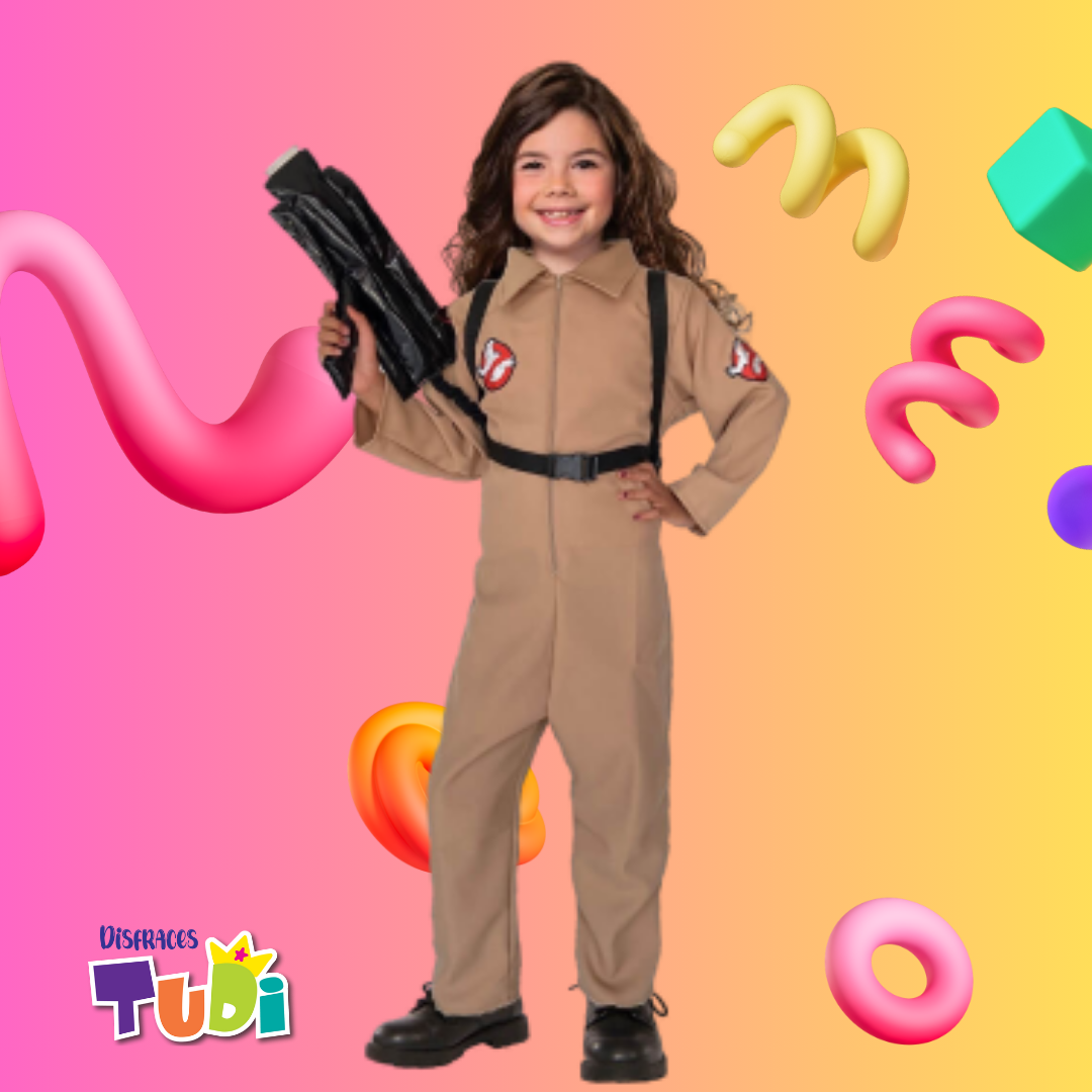 Disfraz Caza Fantasma - Disfraces Ghostbusters Halloween - Traje Cazafantasmas