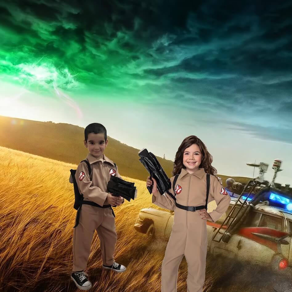 Disfraz Caza Fantasma - Disfraces Ghostbusters Halloween - Traje Cazafantasmas