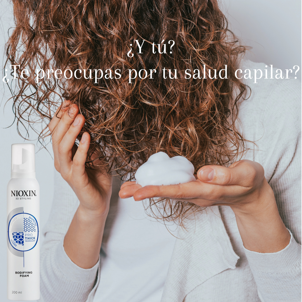 Nioxin Bodifying Foam Mousse Para Cabello Fijación Ligera 200ml.
