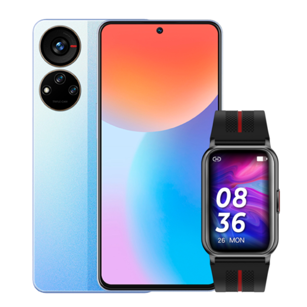 ZTE Axon 40 SE + Smartwhatch Azul