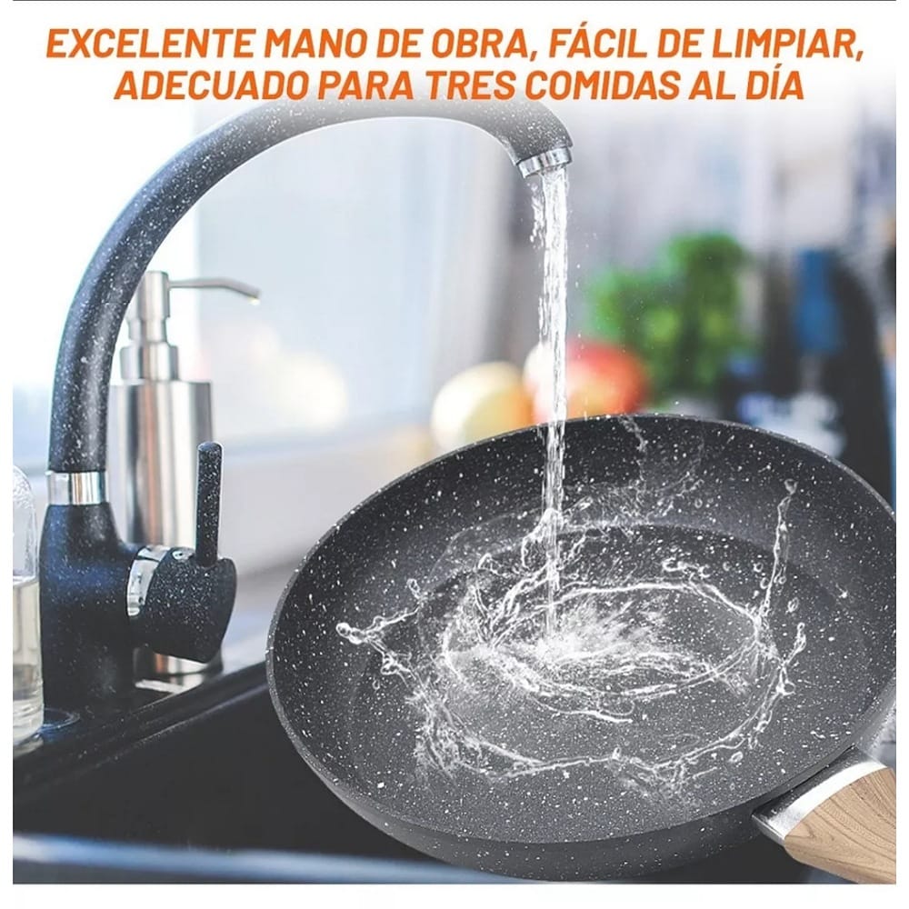 Sartén Antiadherente Cocina Menaje 20cm Aluminio De Sartenes