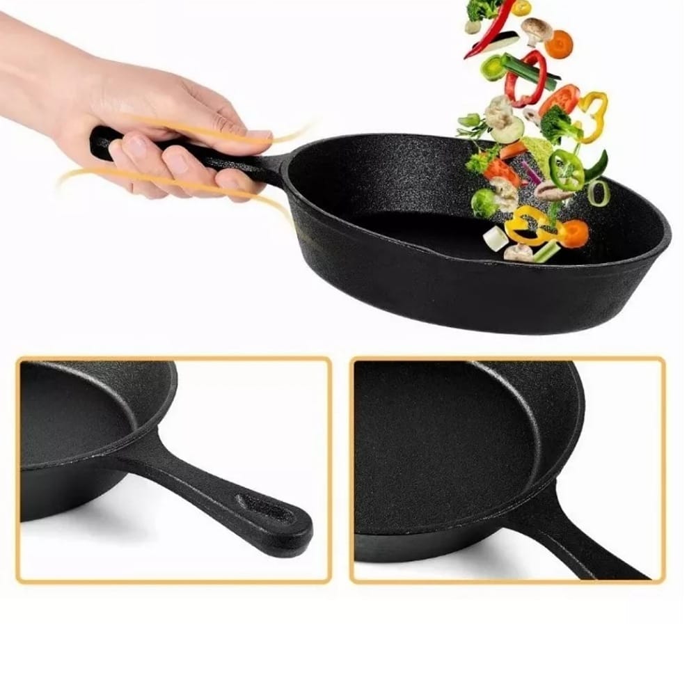 4pcs Sartenes De Hierro Fundido Skillet Set De Sartenes