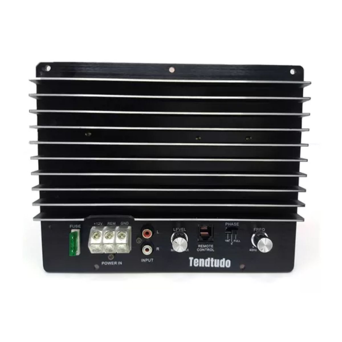 Amplificador De Audio Estéreo 12v 1500w Subwoofer negro