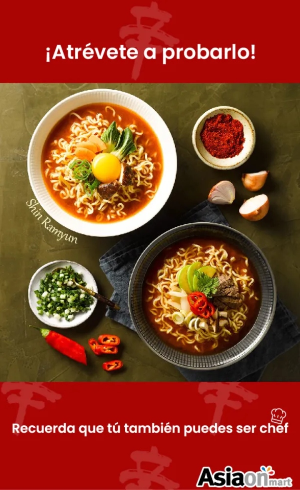 Ramen Coreano Nongshim Shin Ramyun 4 Pack 