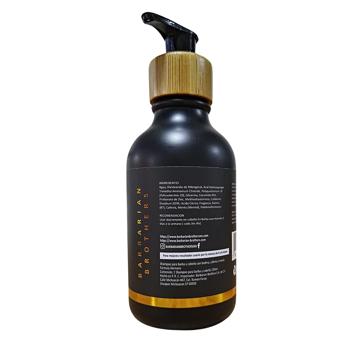 Shampoo Para Barba y Cabello