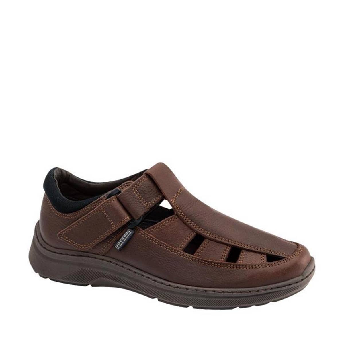 Sandalias de piel color caf casuales para hombre marca Dockers