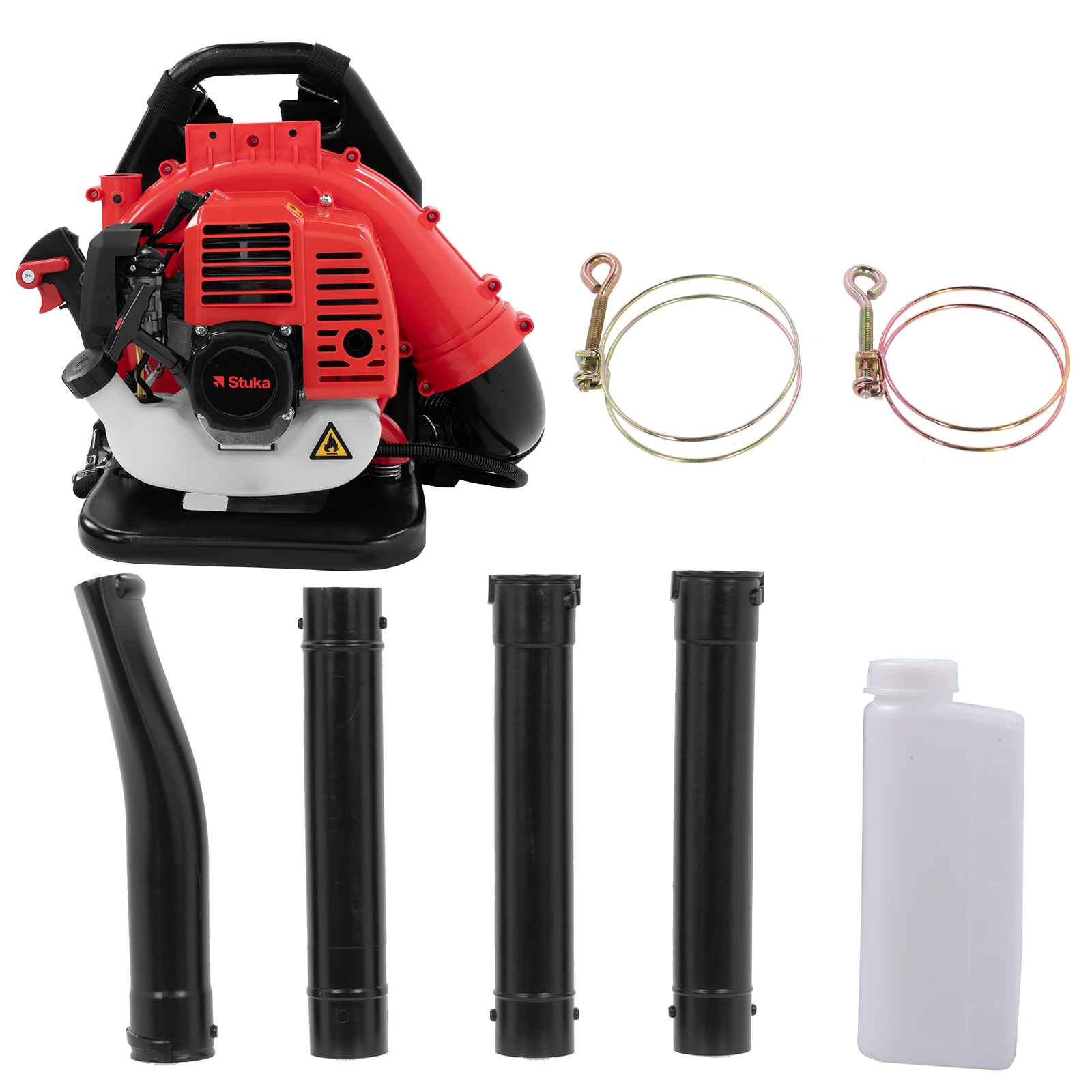 Mochila sopladora de aire 720m3/h | 2800rpm | Kit soplador de hojas a gasolina de 10 Kg para un alto rendimiento | multiusos |