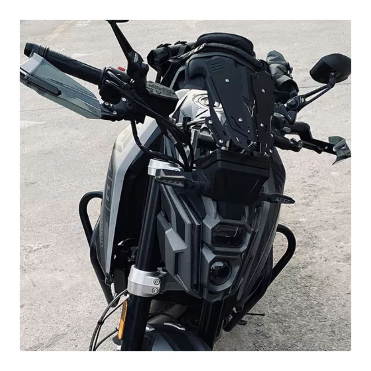 Cubre Puños Hand Guard Alma Metalica Italika Ns Yamaha Ktm negro