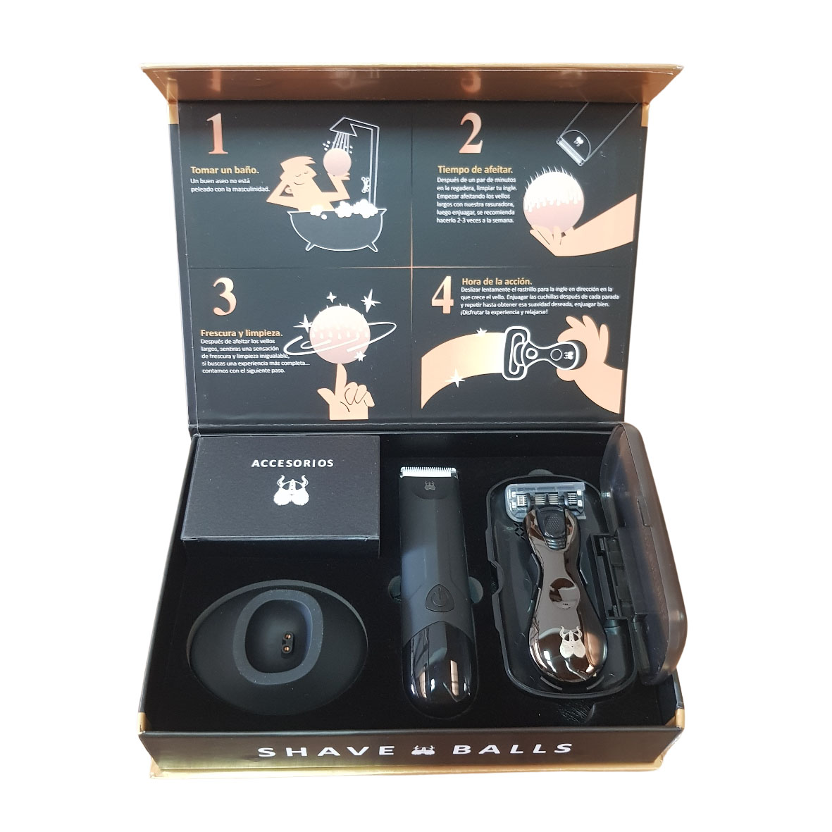 Kit Rasuradora + Rastrillo Hombre Para Ingle