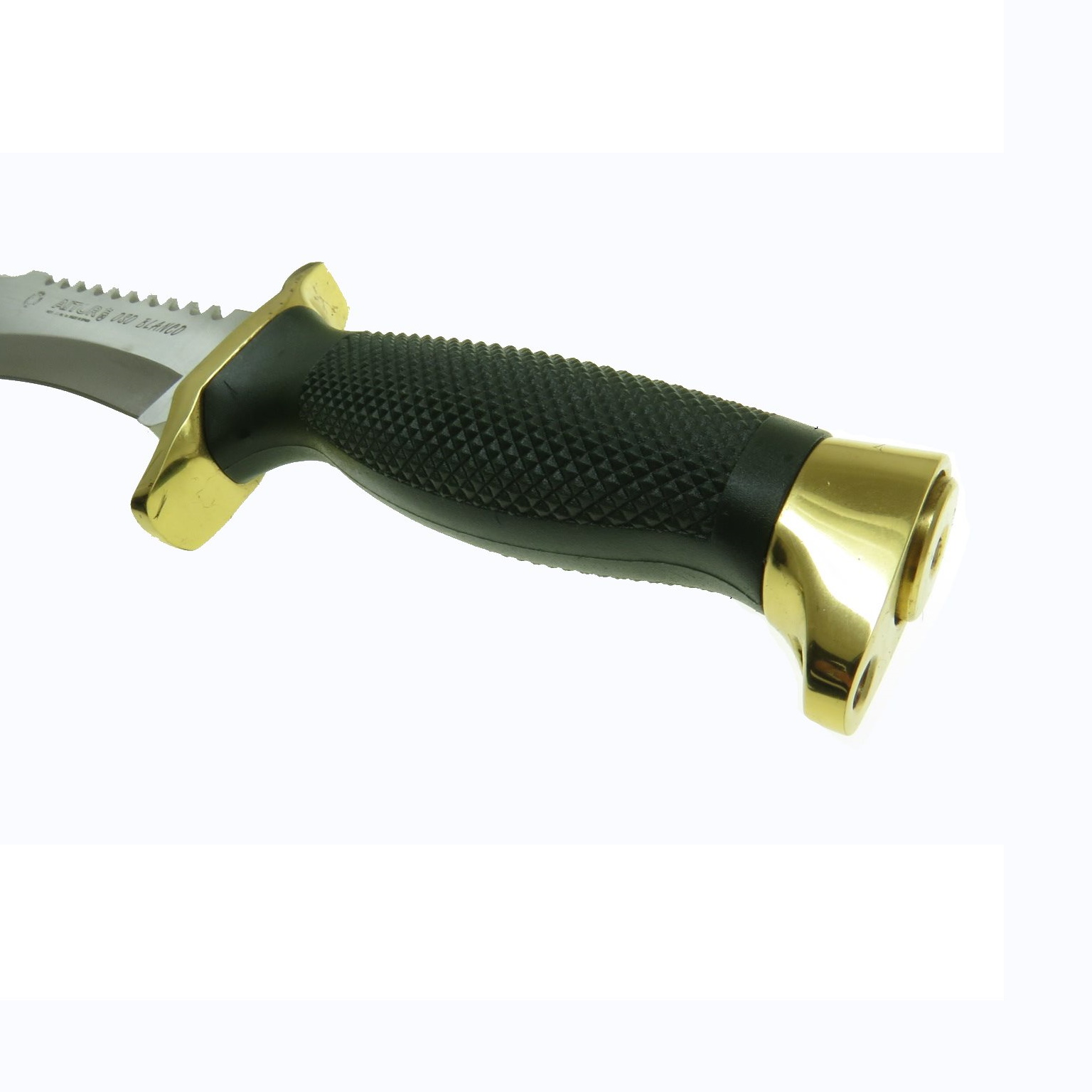 Ai16009 Aitor Oso Blanco Cuchillo Fnda Rigida Con Sierra