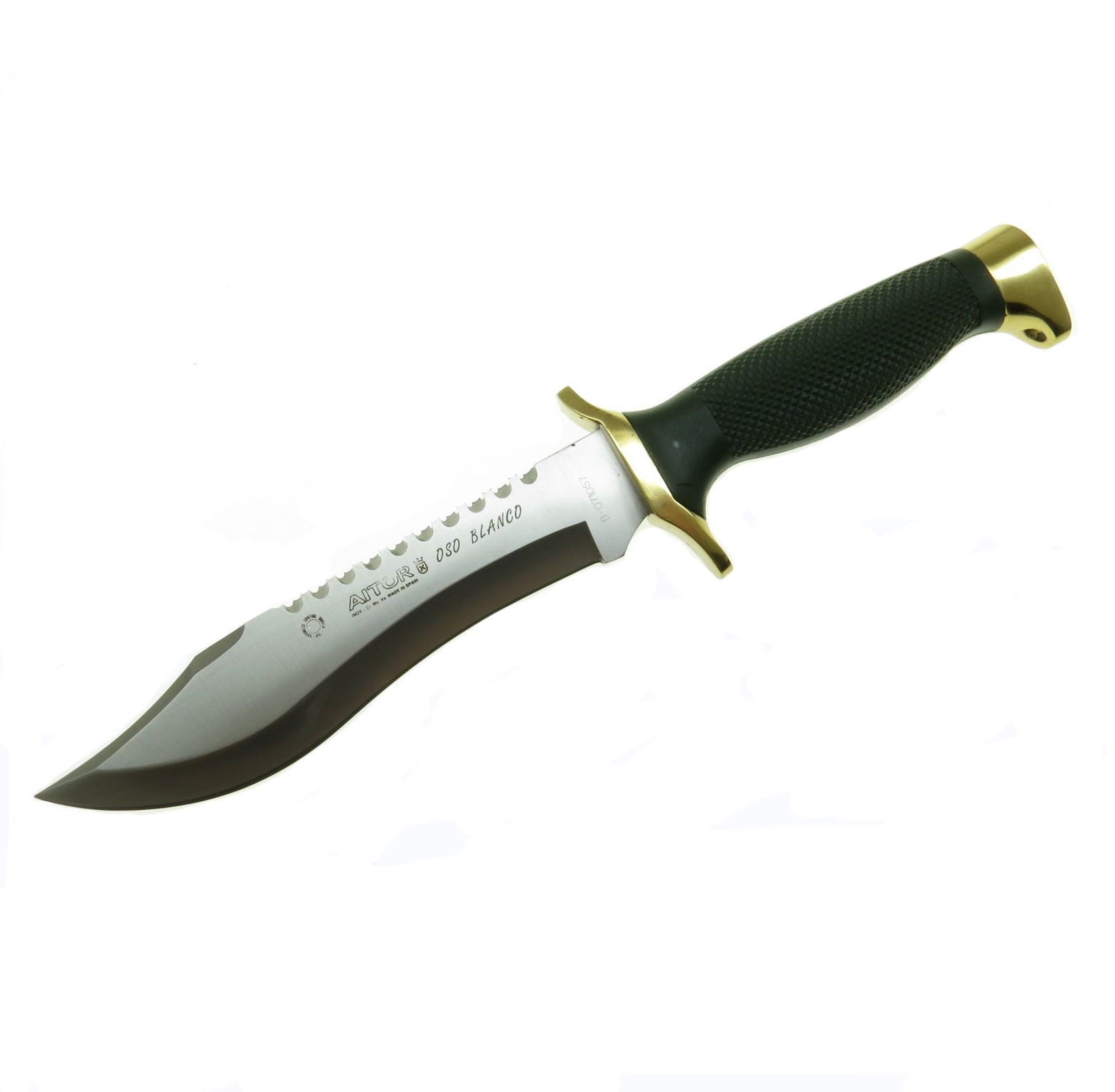 Ai16009 Aitor Oso Blanco Cuchillo Fnda Rigida Con Sierra