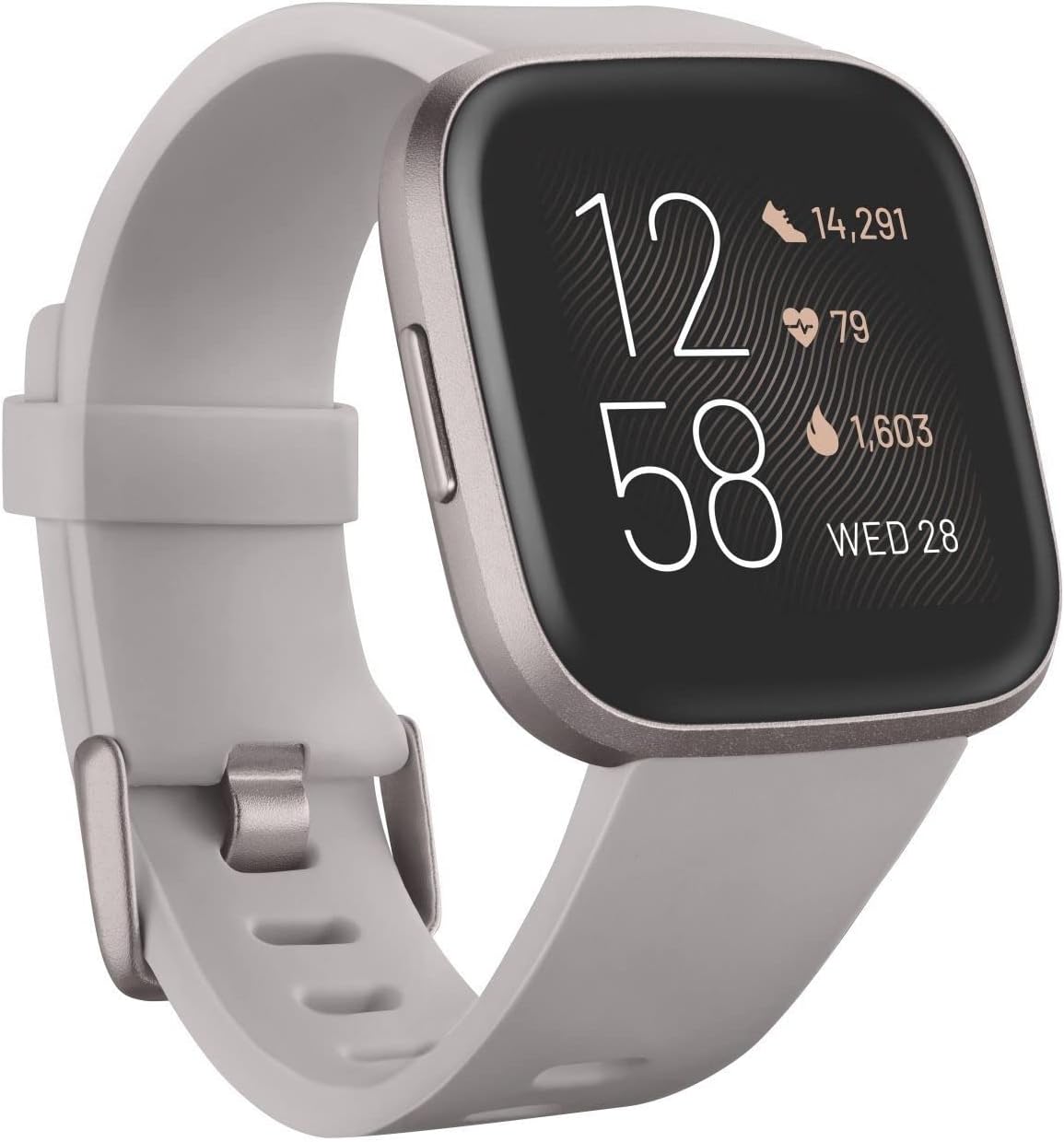 Fitbit Versa 2 Smart Watch / Plateado (Reacondicionado Grado A)