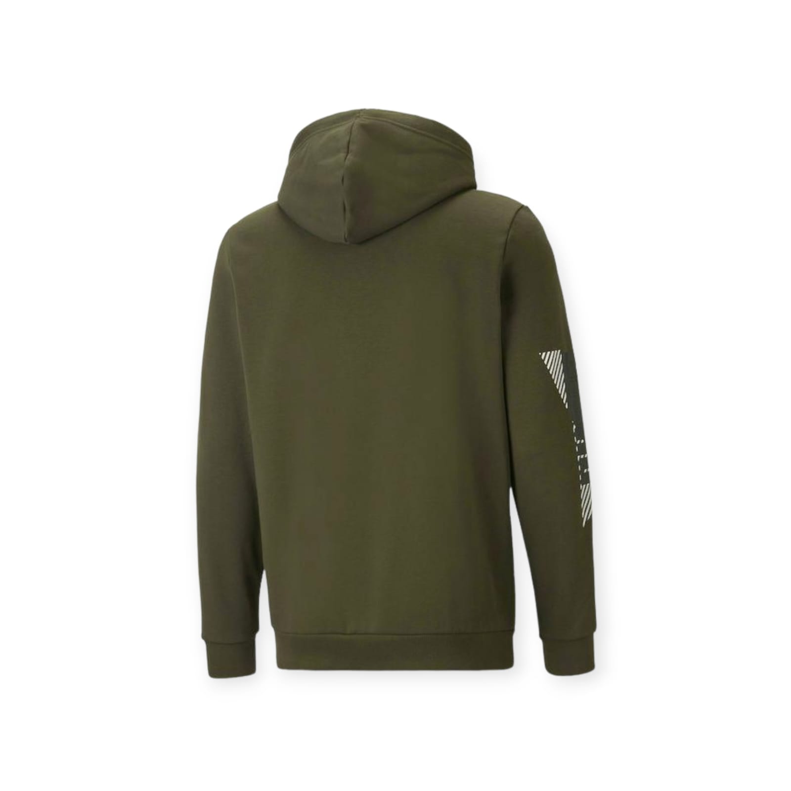 Sudadera Puma Power Logo Hoodie Verde Hombre