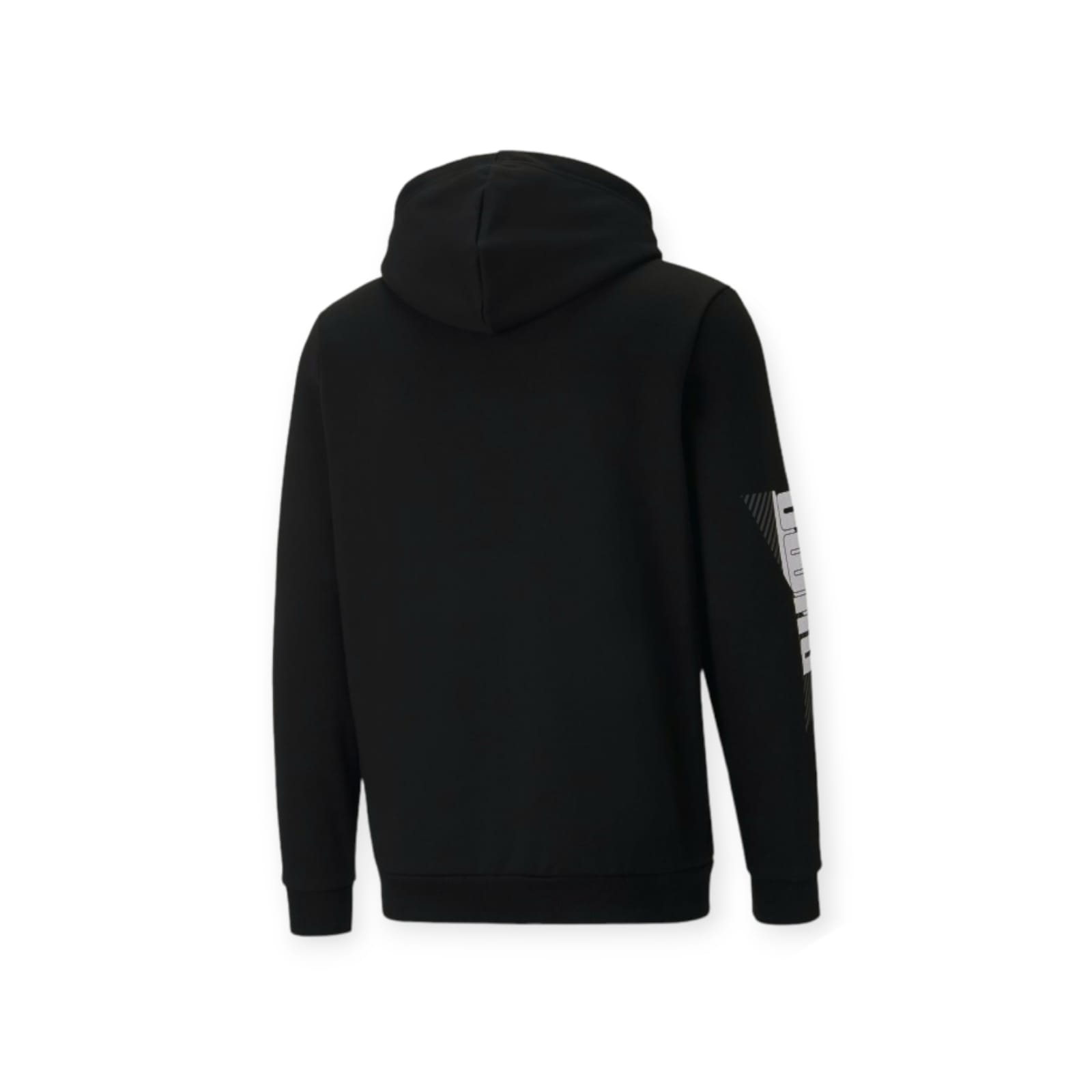 Sudadera Puma Power Logo Hoodie Negro Hombre 
