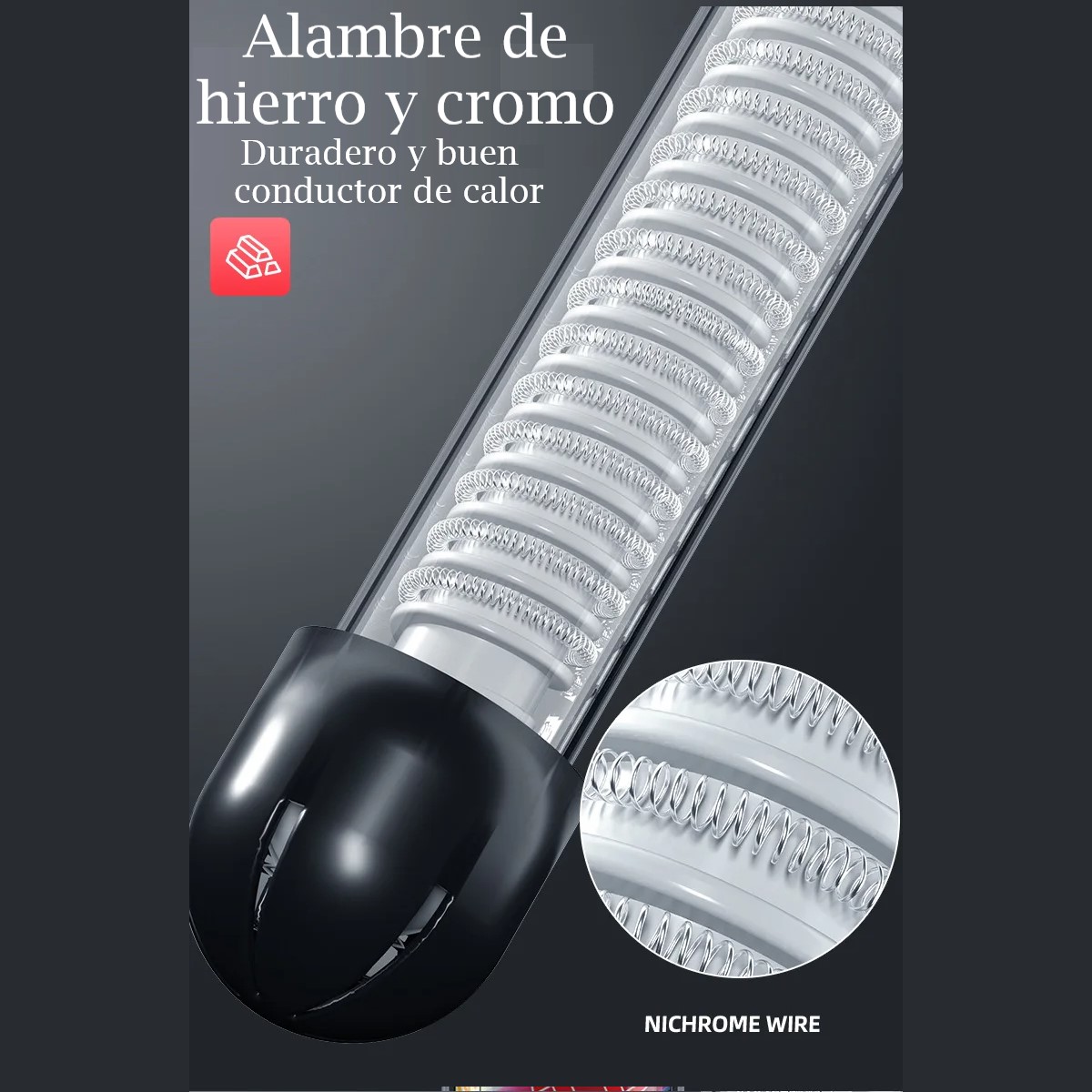 Calentador termostato temperatura ajustable acuario sumergible peces 220W mar agua dulce pecera