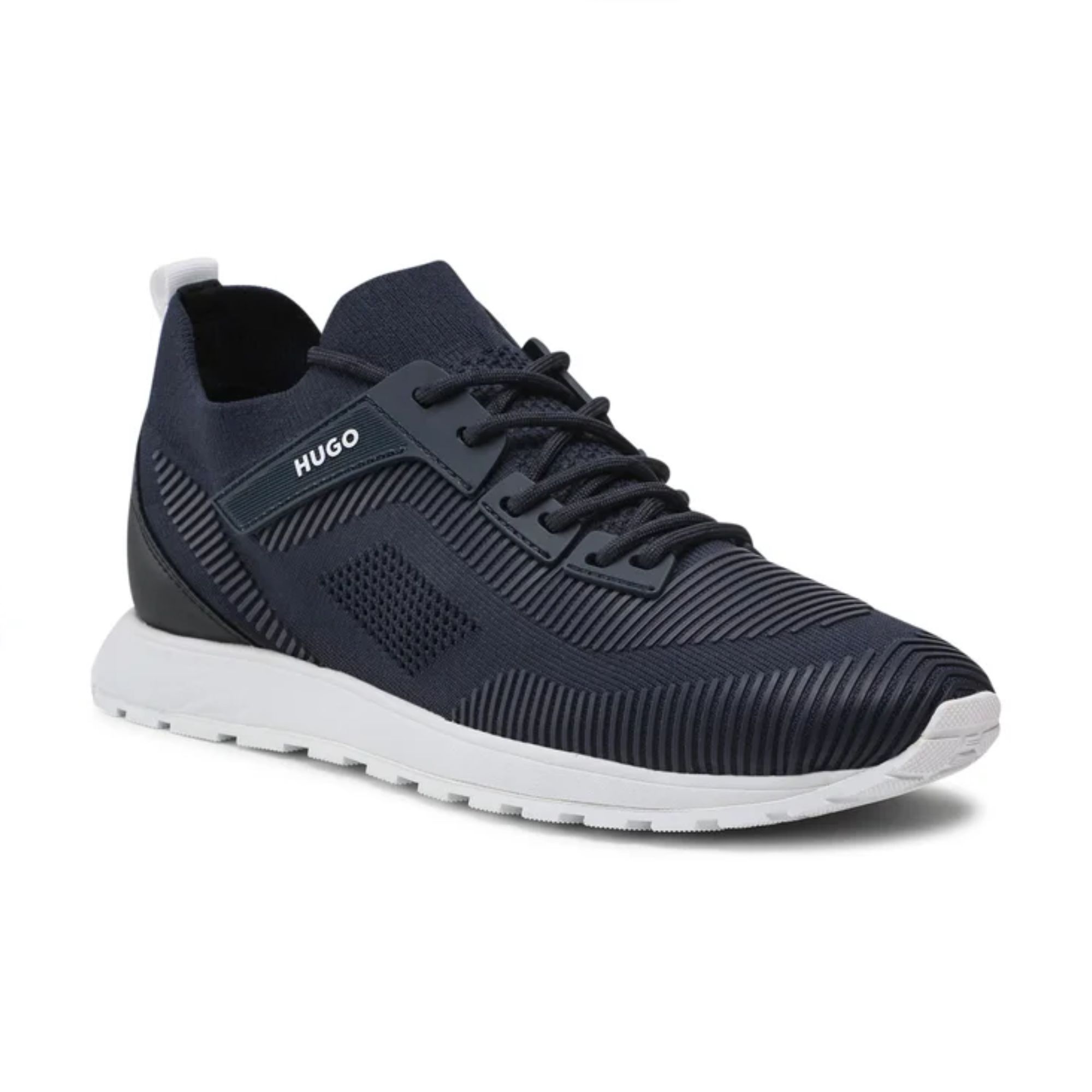 Tenis Hugo Boss Icelin Runner RKN Azul Marino Hombre Originales 50471301402