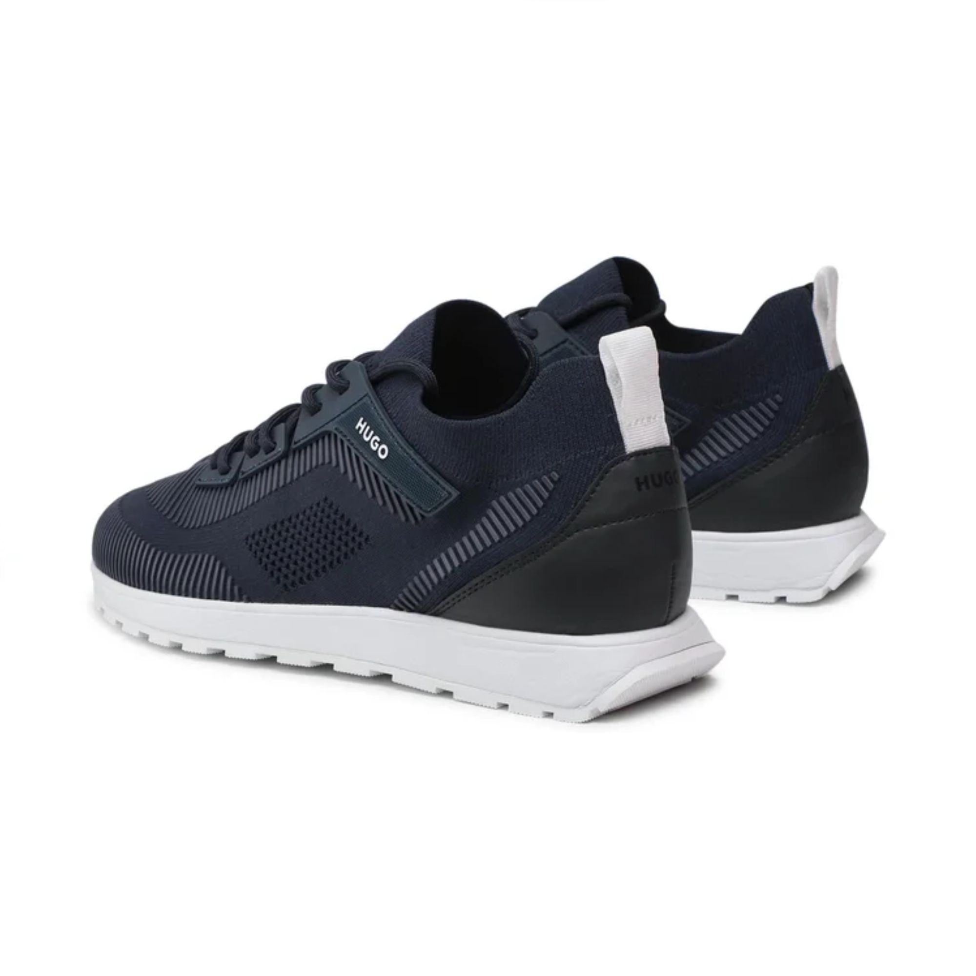 Tenis Hugo Boss Icelin Runner RKN Azul Marino Hombre Originales 50471301402